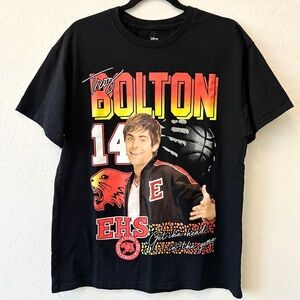 DISNEY High School Musical Troy Bolton Zac Efron T-Shirt Unisex Adult Large